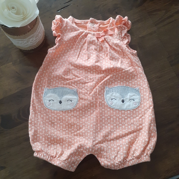 Carter's Other - 3/$10 Peach Triangle Fox
